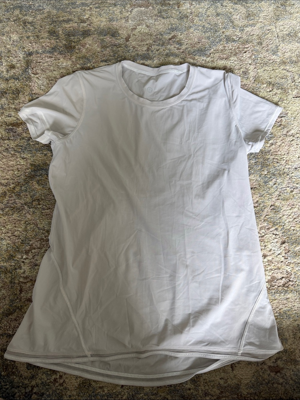 lululemon athletica White Short-Sleeve Crewneck Tee